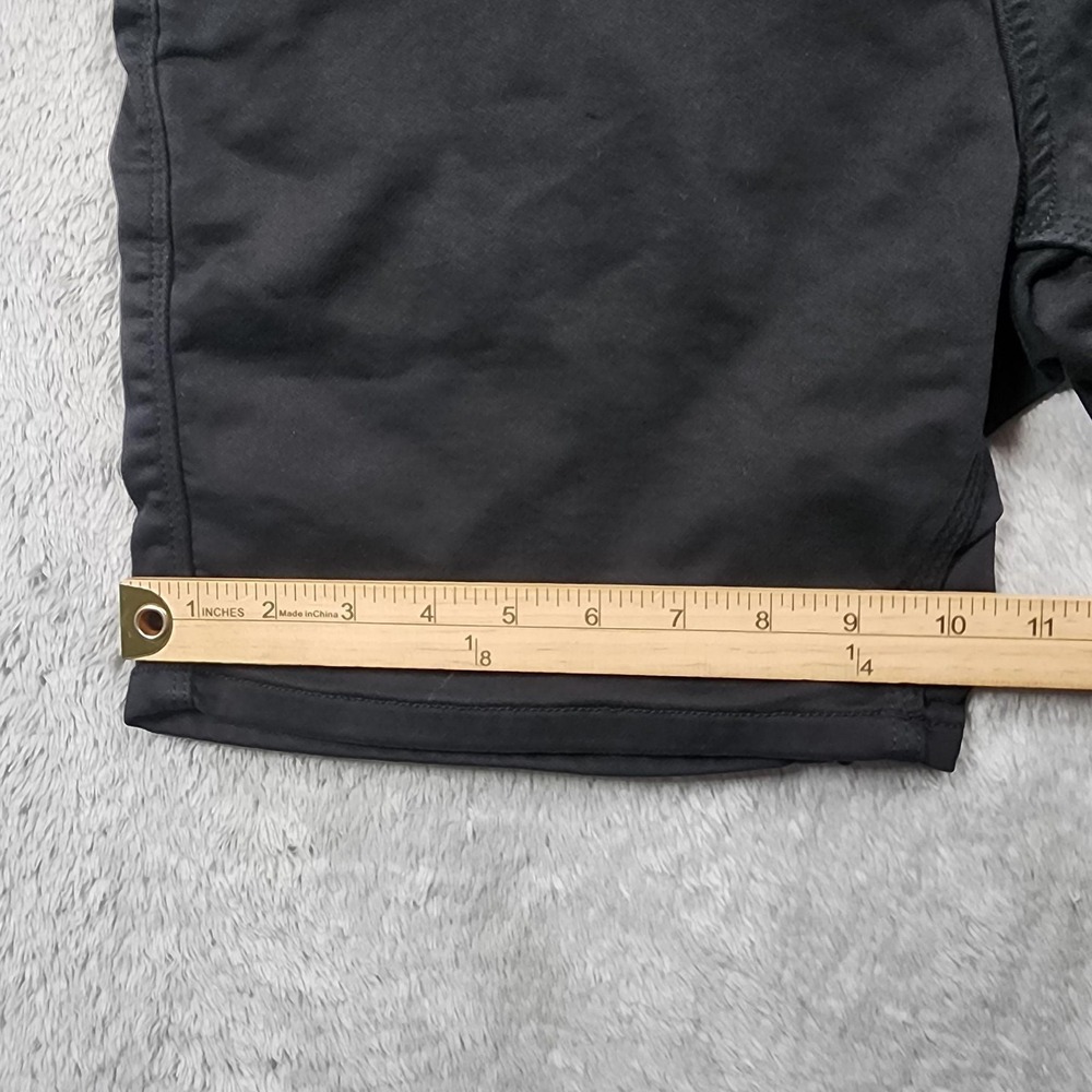 DUER Shorts Mens 33 Black Denim Chino 7" Inseam Casual Travel Summer Performance - Picture 7 of 12